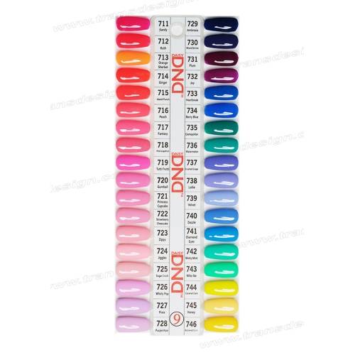Duo vernis gel semi-permanent et classique de la marque DND à Paris 75000